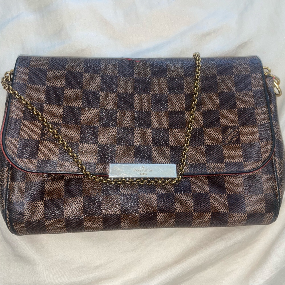 Louis Vuitton Damier Ebene Favorite MM Crossbody Bag